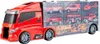 Malplay vigili del fuoco giocattolo trasporto camion auto Anteprima dell’immagine prodotto 11