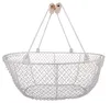 Esschert Design Drahtkörbe, 3-er Set, Silber, W2026 Produktbild-Vorschau 1