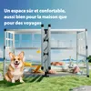 CADOCA® Cage de Transport XL pour Animaux Aluminium MDF 2 Voir les images du produit 2