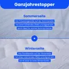 Matratzenauflage - Visco-Topper Top Cool blau/weiß Produktbild-Vorschau 3