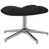 Design Möbel Relaxsessel mit Hocker Schwarz Samt - 2024 Neu Produktbild-Vorschau 9