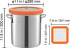 A diagram showing the dimensions of a vacuum chamber and its accessories. Náhľad obrázku produktu
