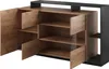 Masseno Kommode ALBINA 155 cm Sideboard und 3 Türen für Produktbild-Vorschau 3