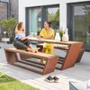 HOME DELUXE Sitzgarnitur aus Stahl KOBON Braun -  Germany - Produktbild-Vorschau 3