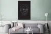 MuchoWow® Poster Linienkunst - Frauen - Kopf 80x120 cm - Produktbild-Vorschau 5