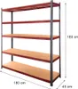 Lagerregal Mega-M Basic Plus H-180 cm L-180 cm T-45 cm 5 Produktbild-Vorschau 1
