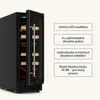 Klarstein vinotéka, slim, 2 zóny, skleněné dveře, UV Náhled obrázku produktu 6