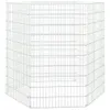 vidaXL Recinto per animali liberi 6 pezzi 54x100 cm Ferro Anteprima dell’immagine prodotto 1