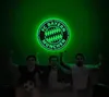 Lampada a LED decorazione da parete logo FC Bayern Monaco Anteprima dell’immagine prodotto 3