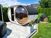 GardenAndPools Saunafaß Gartensauna Faßsauna Panorama Produktbild-Vorschau 3