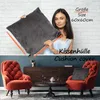 Dekokissen 60x60cm Kissenhülle mit Füllung Kissenbezug mit Produktbild-Vorschau 4