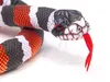 A close-up of a stuffed toy snake on a white background. Produktbild-Vorschau