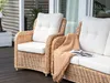 BELIANI Lounge Set Naturfarben Rattan 3-Teilig Geflochten Produktbild-Vorschau 7