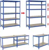 Rayonnage pour charges lourdes 610821 bleu, 180 x 120 x 60 Voir les images du produit 2