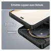 A close-up marketing image showing a phone case with protective features. Produktbild-Vorschau