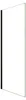 Duschspa Walk-In Dusche 150x200cm Duschwand Schwarz 8mm Produktbild-Vorschau 1