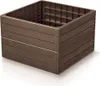 A brown, wood-effect raised garden bed. Náhled obrázku produktu