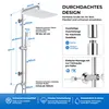 Sistema doccia JOHO in acciaio inox senza rubinetto, doccia Anteprima dell’immagine prodotto 6