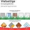 2x Handtuchhaken ohne Bohren selbstklebend Chrom Produktbild-Vorschau 5