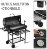 TEENO Holzkohlegrill Upgraded | Holzkohlegrill mit Deckel | Produktbild-Vorschau 4