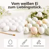 50 sztuk plastikowych jajek wielkanocnych – białe jajka z Podgląd zdjęcia produktu 4