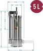 Manuell Wurstfüller 5kg Edelstahl Wurstmaschine Wurstpresse Produktbild-Vorschau 2