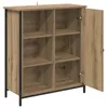 vidaXL Kredens dębowy Artisan 70 x 30 x 80 cm materiał Podgląd zdjęcia produktu 5