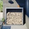 vidaXL Houtopslagrek, 100x40x100 cm, verzinkt staal Productafbeelding-voorbeeld 2
