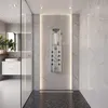 tectake® Aluminium Duschpaneel Regendusche Ablage aus Glas Produktbild-Vorschau 9