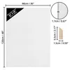 Kurtzy 2er Pack Canvas Leinwand zum Bemalen -2er Set Produktbild-Vorschau 2