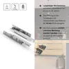 GTV MODERN SLIDE 300 mm prowadnica szuflady – pełny wysuw Podgląd zdjęcia produktu 4