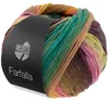 Lana Grossa - Farfalla 0006 pfirsich, camel, graugrün, Produktbild-Vorschau 1