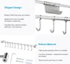 Intirilife Barre de suspension de cuisine en acier Voir les images du produit 3