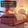 Łóżko dziecięce z oświetleniem LED, schowkiem Podgląd zdjęcia produktu 3