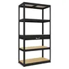 Metallregal mit Schublade, 180 × 90 × 60 cm Produktbild-Vorschau 6
