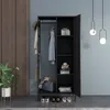 Kleiderschrank 'Puumala' 180 x 80 x 45 cm Garderobenschrank Produktbild-Vorschau 2