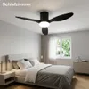 LED-plafondventilator met licht, 52 inch, zwart, met een Productafbeelding-voorbeeld 9