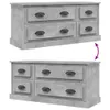 The Living Store TV-Schrank Betongrau 100x35,5x45 cm Produktbild-Vorschau 9