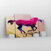 Bild auf Leinwand - Leinwandbild - Pferd Tiere Geometrie Produktbild-Vorschau 4