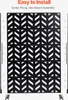 Schermo divisorio in metallo 120x50,8x183cm nero Anteprima dell’immagine prodotto 5