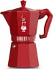 A red Bialetti Moka coffee maker is shown against a white background. Anteprima dell’immagine prodotto