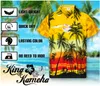 King Kameha Hawaiihemd "Beach" in Gelb Herren Hawaii-Hemd Produktbild-Vorschau 9