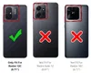 Comparison of phone cases for different Redmi models. Podgląd zdjęcia produktu