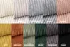 A collage of fabric samples in various colors, each with a ribbed texture. Podgląd zdjęcia produktu