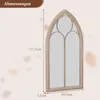 COSTWAY Farmhouse Ramy okienne Lustro, wypukłe lustro Podgląd zdjęcia produktu 3