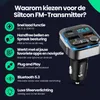 Siltcon® FM Transmitter Bluetooth Auto – USB-C 30W, USB-A Produktbild-Vorschau 2