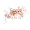 Haarkamm Hochzeit Braut Haarschmuck, Blumenhaarschmuck Produktbild-Vorschau 2