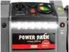 Close-up of the top and front of a portable power pack, showing controls, indicators, and branding. Anteprima dell’immagine prodotto