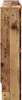 A close-up, side view of a wooden radiator cover. Podgląd zdjęcia produktu