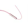 A close-up shot of rose pink in-ear headphones with a silver control unit. Produktbild-Vorschau